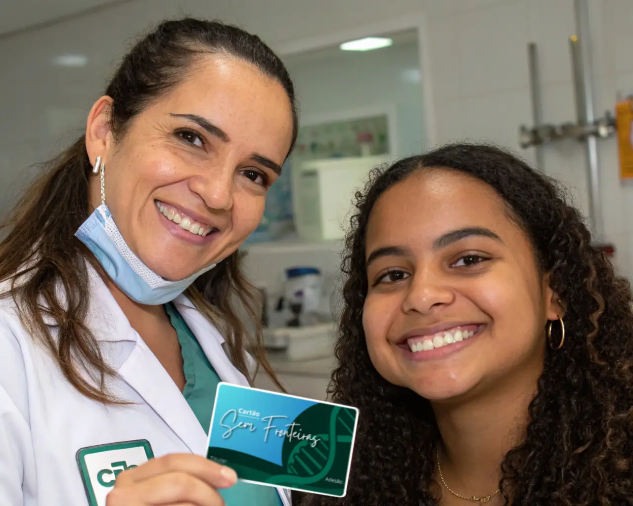 Dentista e cartão sem fronteiras